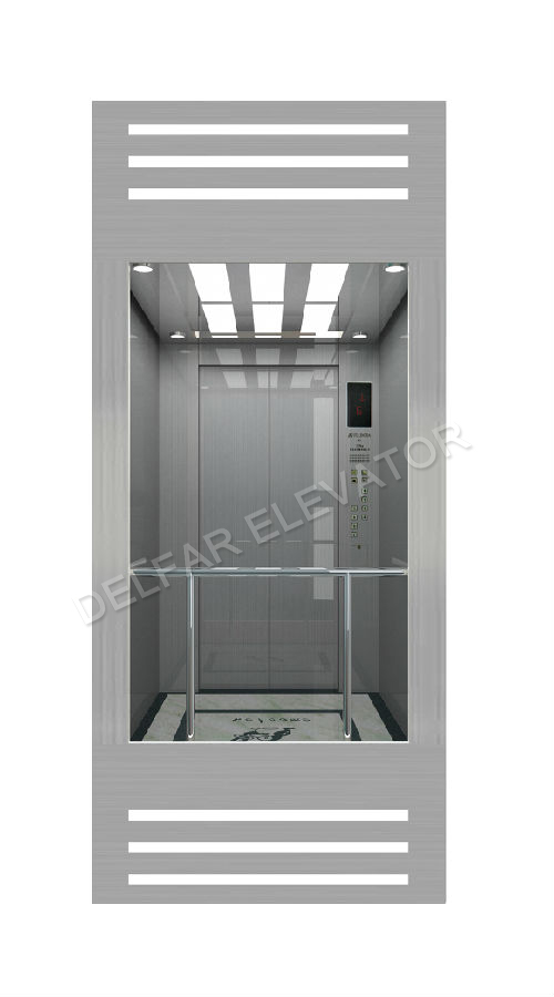 Квадратный стеклянный смотровой лифт D16906